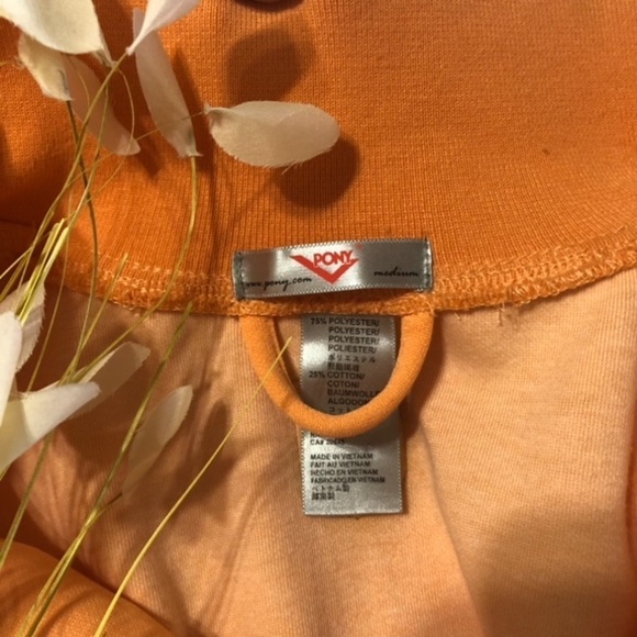 PONY Track Jacket in Tangerine - Picture 8 of 11